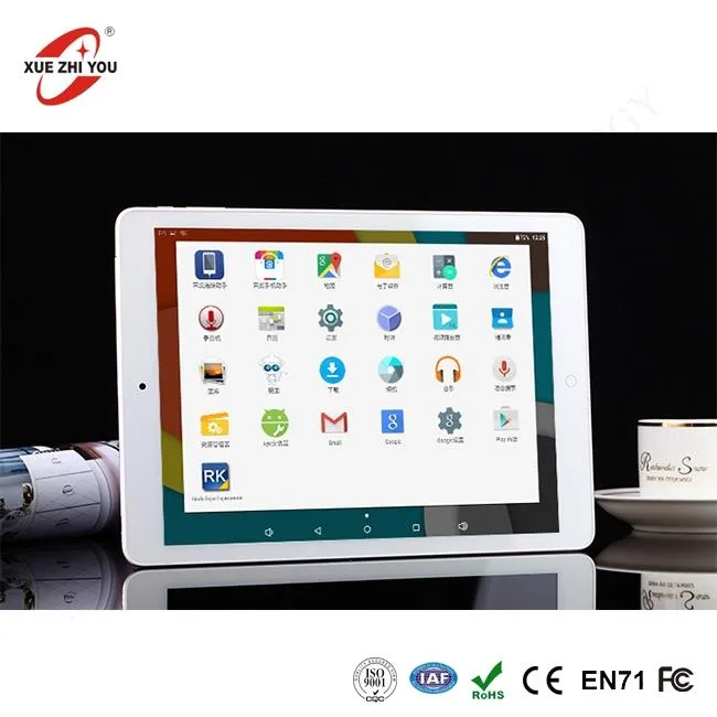 Metal Tablet Android 5.1 9.7 '' Tablet RAM 2GB1024 * 768 Resolución IPS Screen ROM 32gb Tablet