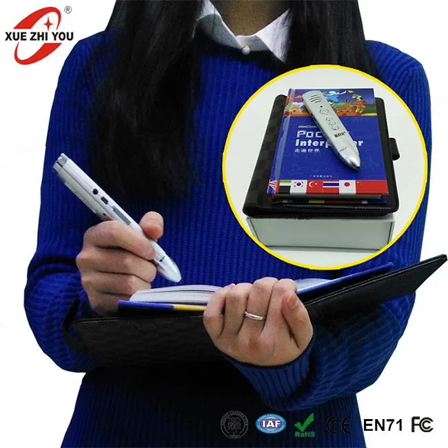 Pluma de lectura de traducción multilingüe para adultos