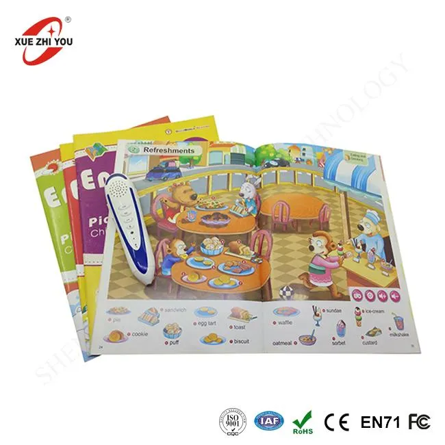 Los niños inteligentes aprendizaje máquina punto pluma que habla